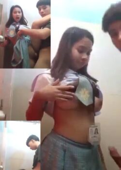 Compañeritos culiando en el baño de la prepa 8