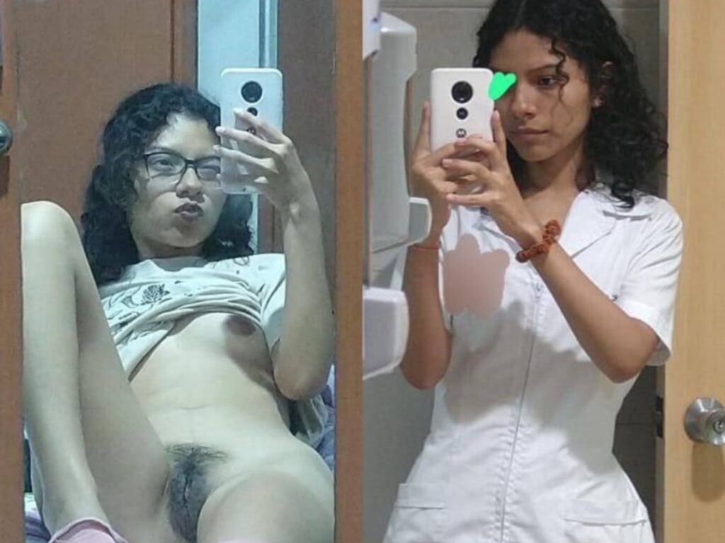 Pendeja enfermera trola se filtra desnuda 1